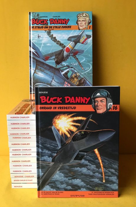 Buck Danny Dupuis bundelingen 1 t/m 16 - Complete reeks - Hardcover - Gemengde edities (zie de beschrijving) - (1992/2006)