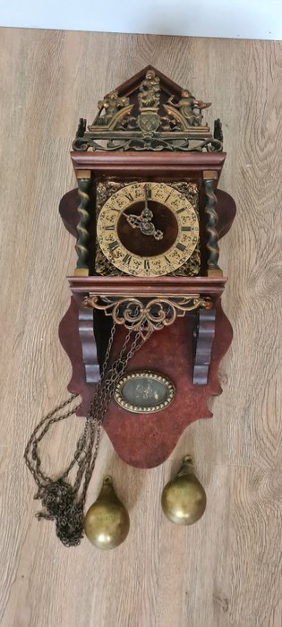 Orologio da parete Zaanse - Legno, Ottone - metà del XX secolo