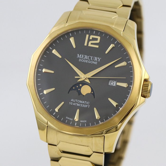 Image 2 of MERCURY - NEW MODEL - DODEGONE Moonphase - Automatic Swiss Watch - MEA480-GG-3 "NO RESERVE PRICE" -