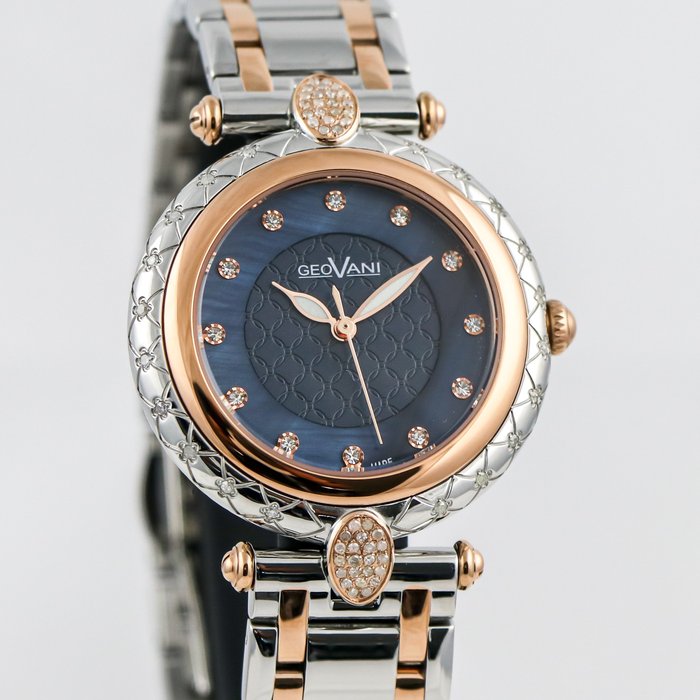 Preview of the first image of GEOVANI - Swiss Diamond Watch - GOL581-SR-D-9 "NO RESERVE PRICE" - Women - 2011-present.