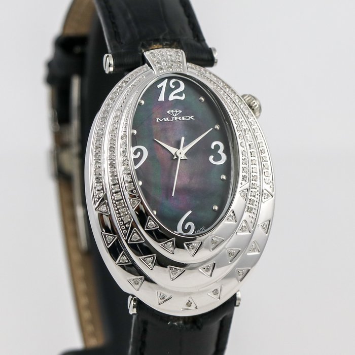 Preview of the first image of Murex - Swiss Diamond Watch - MUL501-SL-D-8 - NO RESERVE PRICE - Women - 2000-2010.