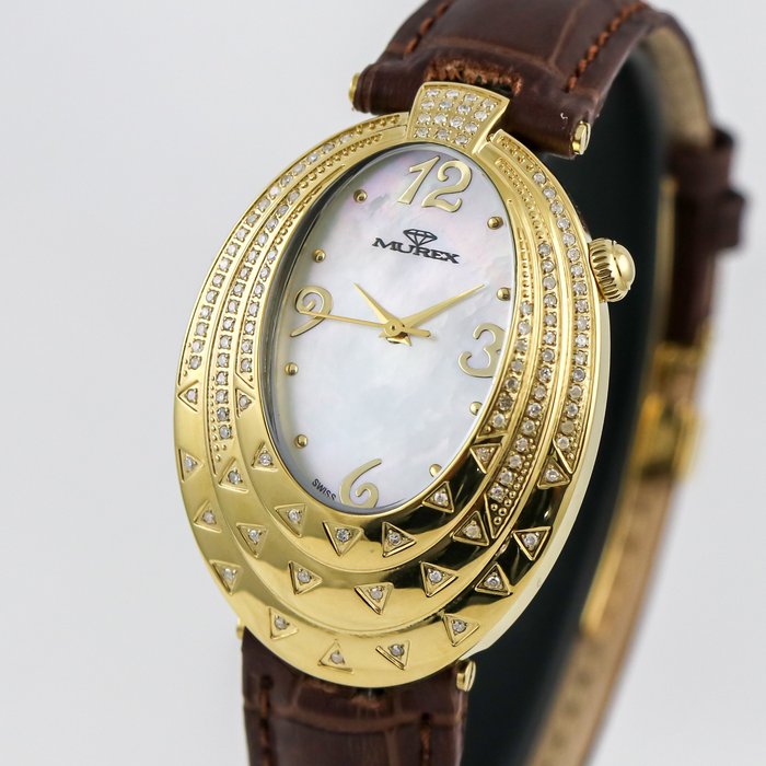Image 2 of Murex - Swiss Diamond Watch - MUL501-GL-D-7 - NO RESERVE PRICE - Women - 2000-2010