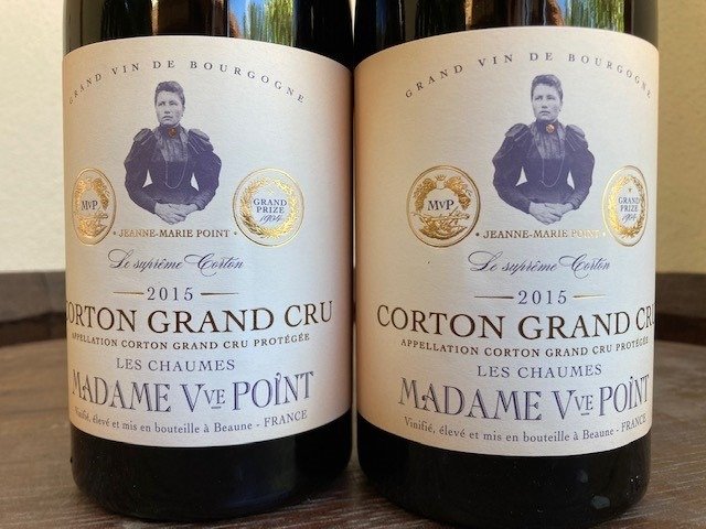 2015 Corton Grand Cru "Les Chaumes" - Mme Veuve Point - Bourgogne - 2 Bottles (0.75L)