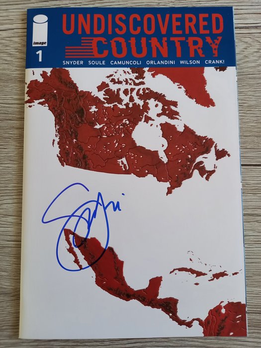 Image 2 of Undiscovered Country #1 - Signed by Story creator Scott Snyder! With COA ! 1ST PRINT ! - First edit