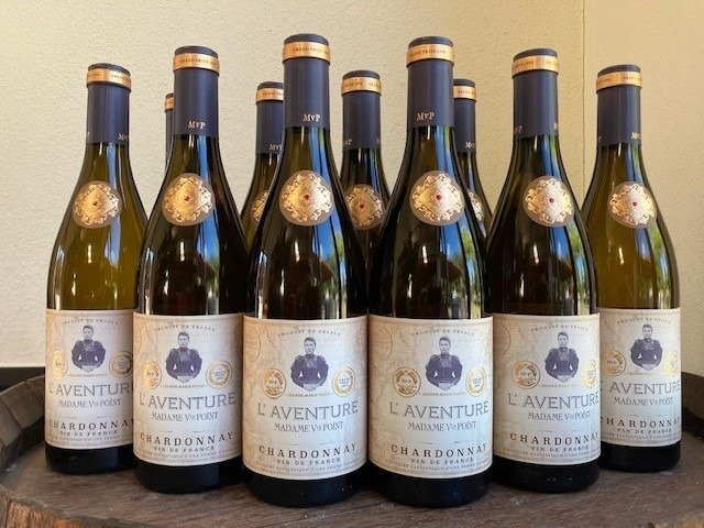 2022 Chardonnay "L'Aventure" - Mme Veuve Point - Bourgogne - 12 Bouteilles (0,75 L)