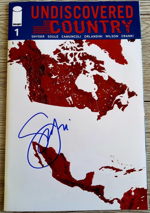 Preview of the first image of Undiscovered Country #1 - Signed by Story creator Scott Snyder! With COA ! 1ST PRINT ! - First edit.