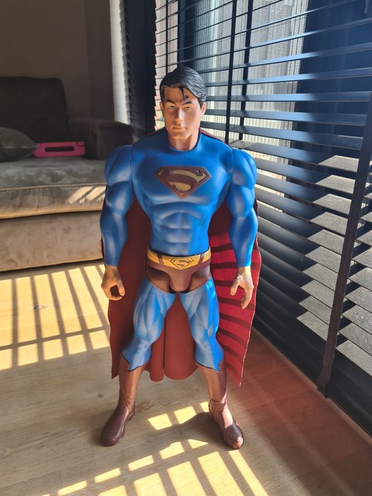 Superman Returns - Superman Action figure - Brandon Routh - BigFigs - 75cm - 2006 - rare - Mattel