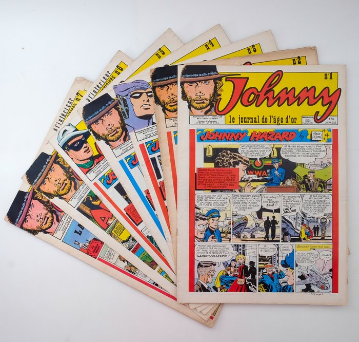 Johnny (magazine) N°1 à N°7 - Série complète - Stapled - First edition - (1970)