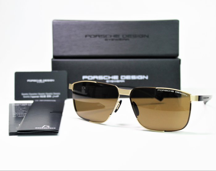 Porsche Design - P8680 - B - 61 - braun gold - Sonnenbrille