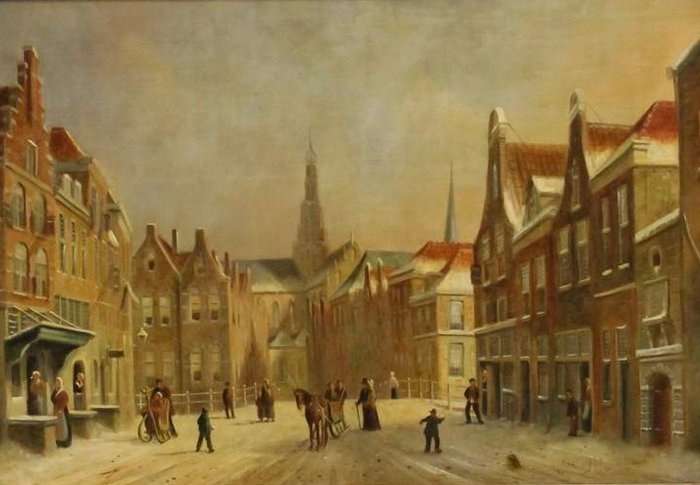 J. Westerberg (XX) - Winter in Alkmaar