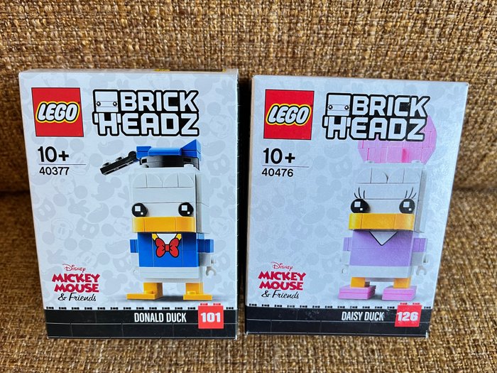 Lego - BrickHeadz - 40476 and 40377 - Daisy Duck & Donald Duck