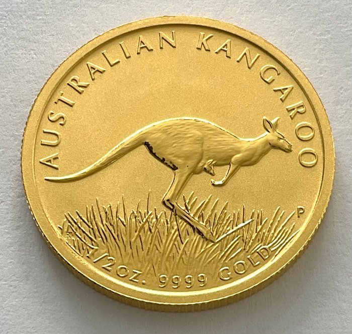 Australia. 50 Dollars 2008 Kangaroo - 1/2 oz
