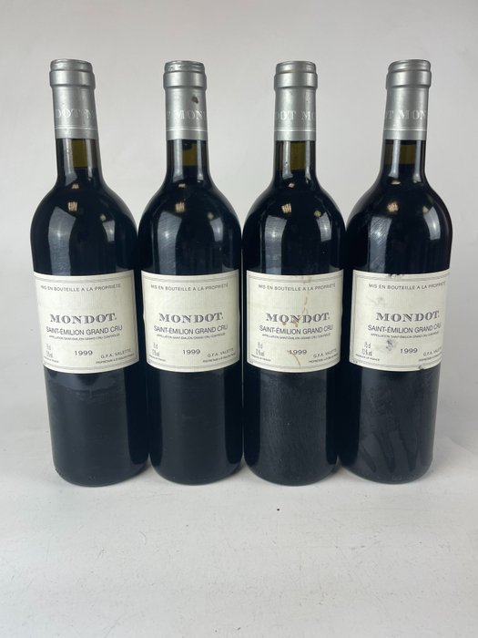 1999 Mondot (2nd vin de Troplong Mondot) - Saint-Emilion Grand Cru - 4 Bottiglie (0,75 L)