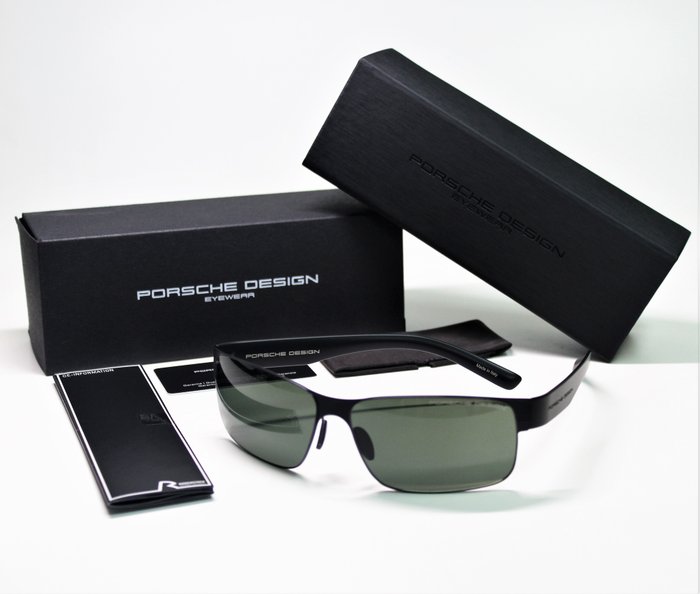 Porsche Design - P8573 B 63 - Titan Sonnebrille - Okulary przeciwsłoneczne