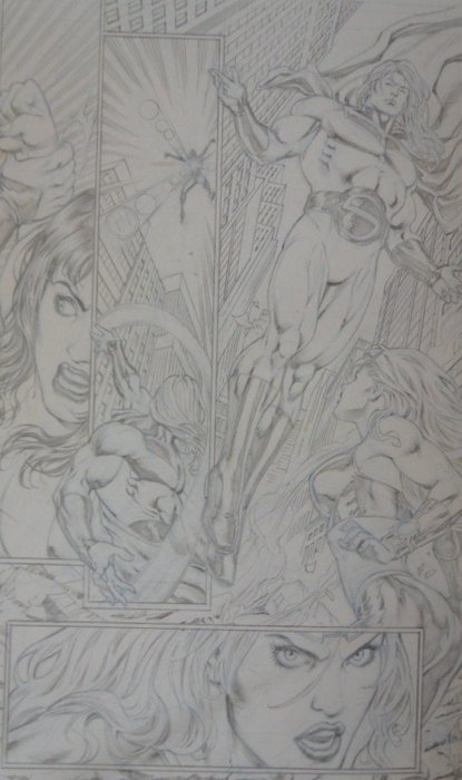 Savage She Hulk #2 - Page 21 - 11x17 inches - Original Artwork by Paul Vale - Lose Seiten - Unikat - (2009)