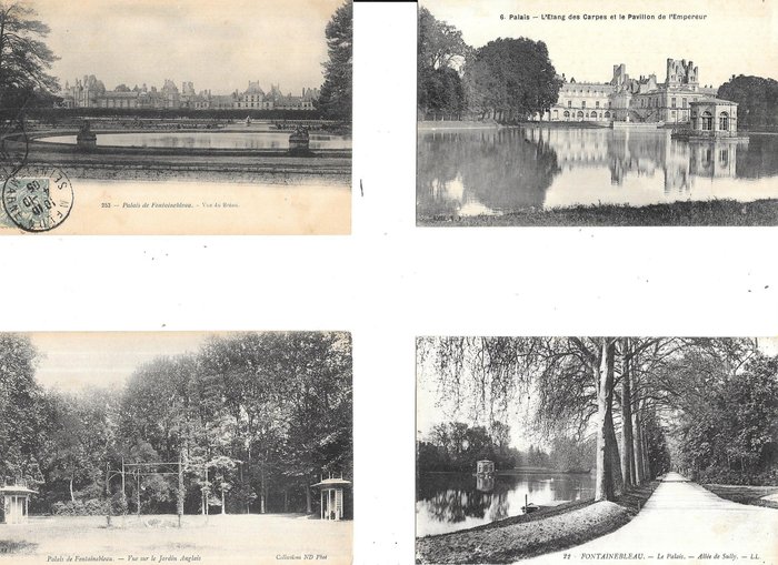 Frankrijk - Kastelen en Monumenten - Ansichtkaarten (Collectie van 400) - 1895-1910