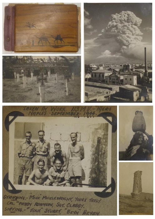 E. W. Searoy [R.A.F. member] - Album of 71 photographic prints from E. W. Searoy's travels during WWII - 1941/1945