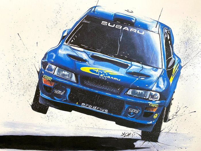 Subaru Impreza WRC - Rallye - Opera d’arte