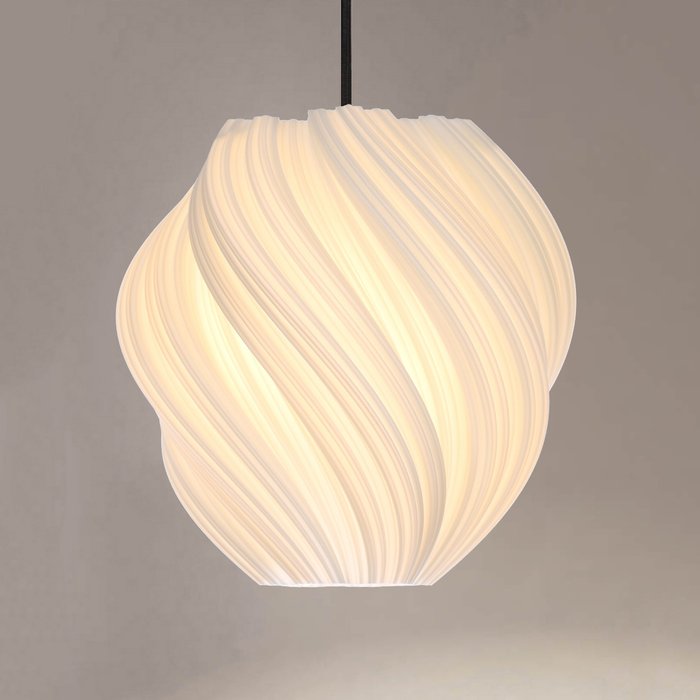 Swiss Design - Hanging lamp - Koch #2 Clockwise Pendant light - EcoLux
