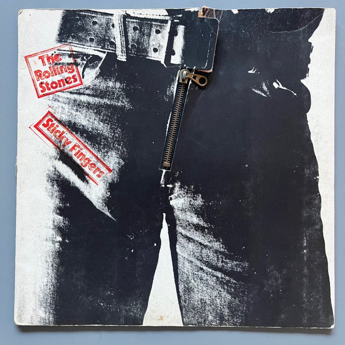 De Rolling Stones - Sticky Fingers Cover With Zipper (German Pressing) - LP Album - Heruitgave - 1973/1973