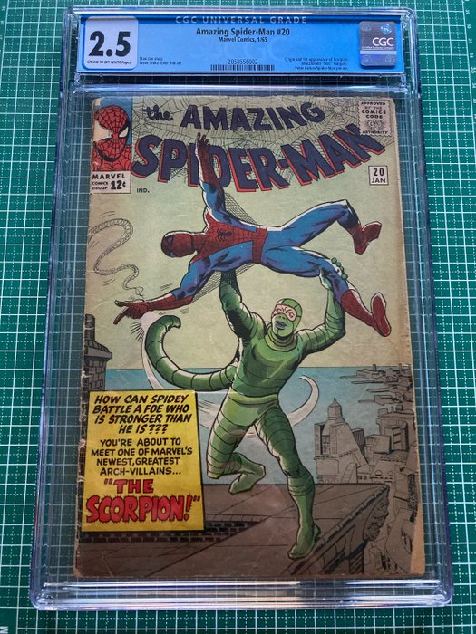 Amazing Spider-Man 20 - CGC Graded 2.5 - 1st Scorpion - (1965)
