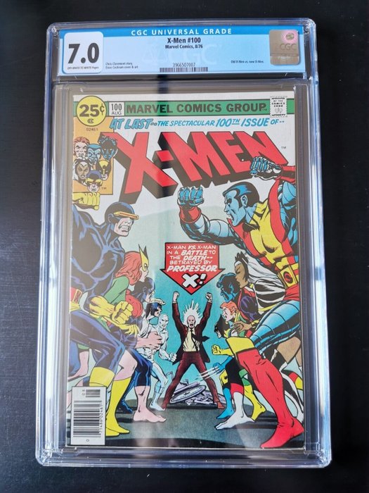 X-Men 100 - X- Men #100 CGC 7.0 - Agrafé - EO - (1976)