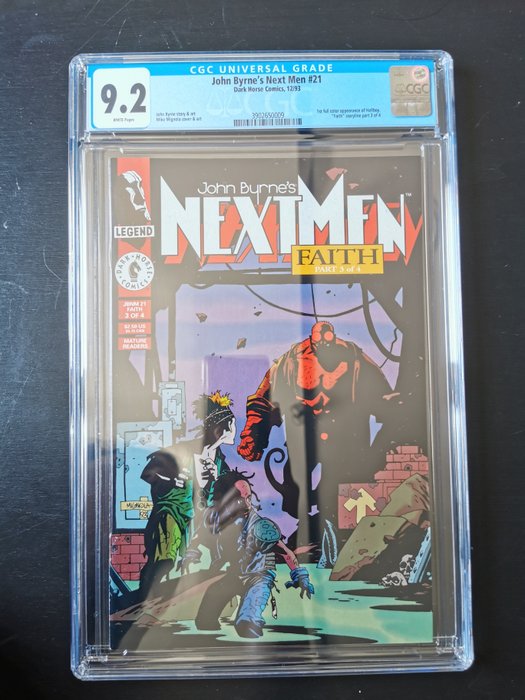 John Byrne's Next Men 21 - John Byrne's Next Men #21 CGC 9.2 - Stapled - First edition - (1993)