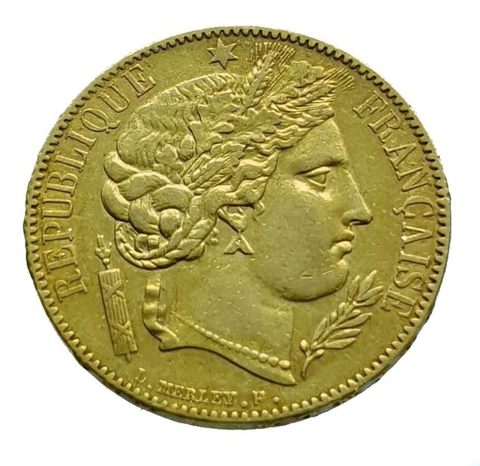 Frankreich. 20 Francs 1850-A Ceres