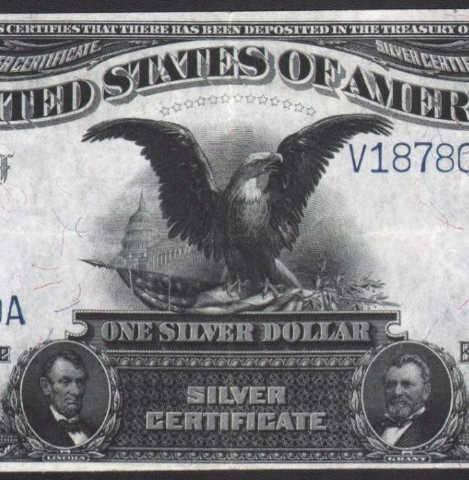 United States of America - 1 Dollar 1899 - Black Eagle - Silver Certificate - Pick 338c