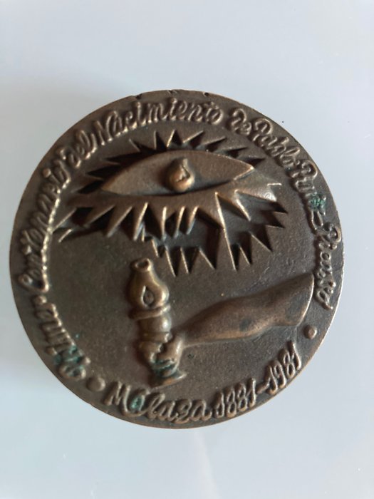 Spain. Bronze medal 1981 - Centenario del Nacimiento de Palo Ruiz Picasso