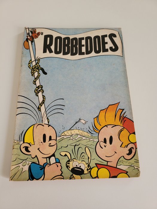 Robbedoes (magazine) - Restantbundeling (Nrs. 824 - 828) + achterop publiciteit Sprint - Softcover - Eerste druk - (1956)
