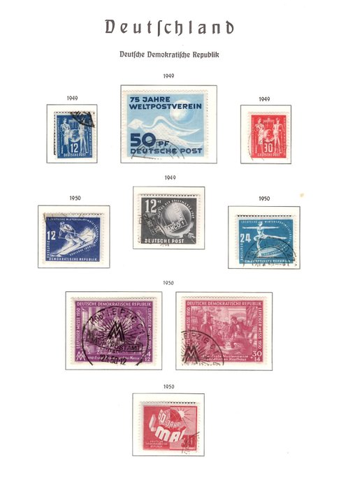 GDR 1949/1984 - From 1962 onwards MNH - Michel 2018