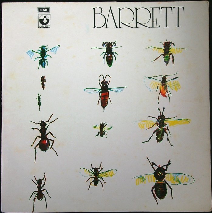 Syd Barrett (ex-Pink Floyd) Psychedelic Rock - Barrett (UK 1974 reissue LP w/Textured Cover) - LP Album - Heruitgave - 1974