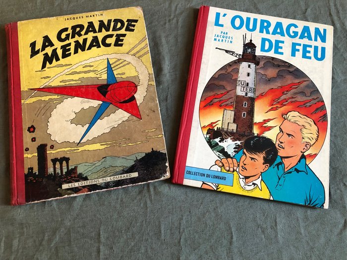 Lefranc T1 + T2 - 2x C - First edition - (1954/1961)