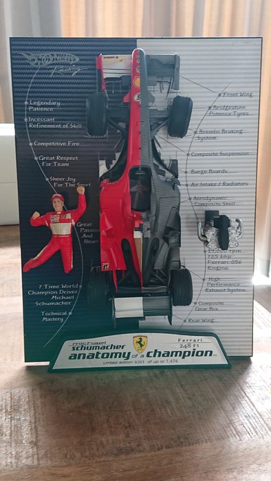 Hot Wheels - 1:18 - Ferrari 248 F1 Anatomy of a Champion - Limited edition Individually Numberd