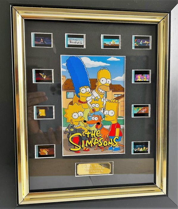 The Simpsons - Classic TV - Film Cell Display - Framed