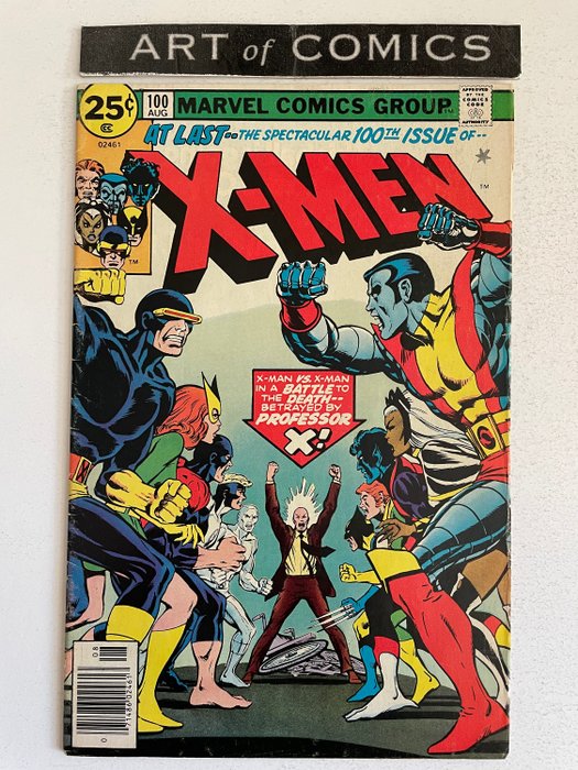 X-Men #100 - Old X-men Vs New X-men - Higher Grade!!! - Softcover - Eerste druk - (1976)