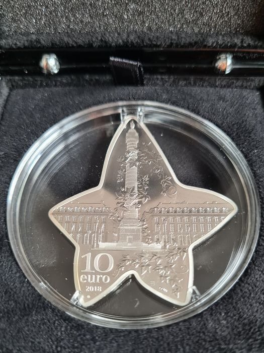 France. 10 Euro 2018. Proof - Excellency in jewellery Boucheron silver proof complete pack