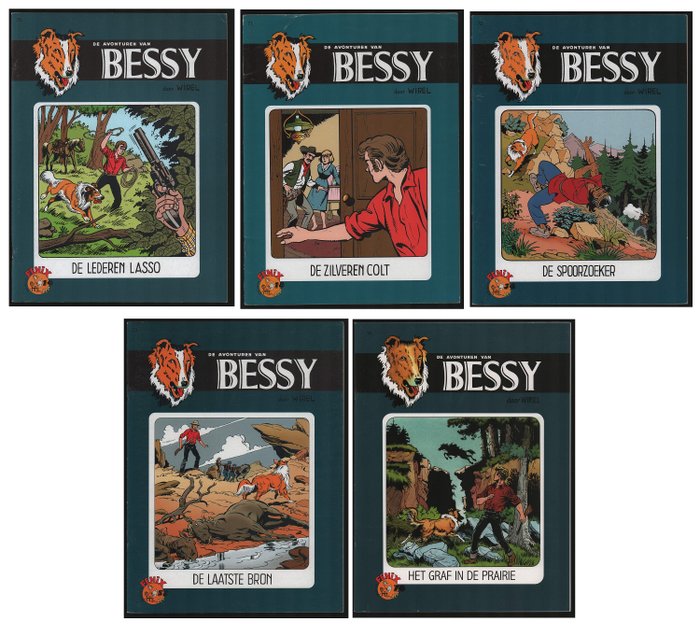 Bessy - Collectie Fenix 14, 18, 34, 52, 66 - 5 Albums - Geniet - Eerste druk - (2003/2011)