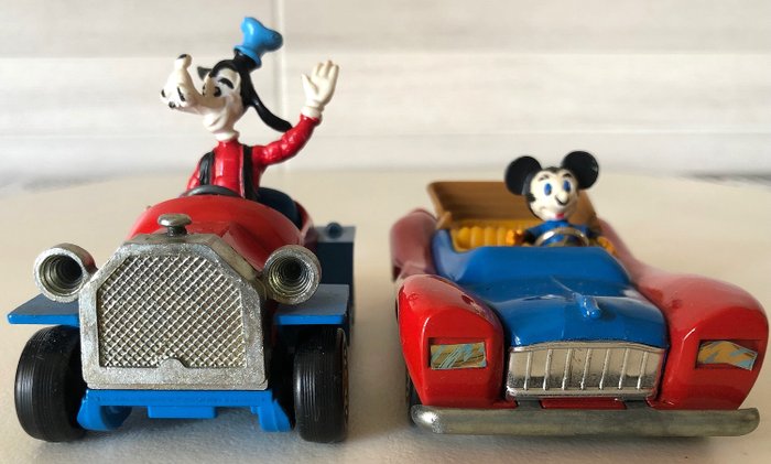 2 Disney Politoys Model Cars 1:43 (1970s)