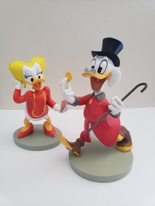 Uncle Scrooge and Brigitta MacBridge - 2 figurines