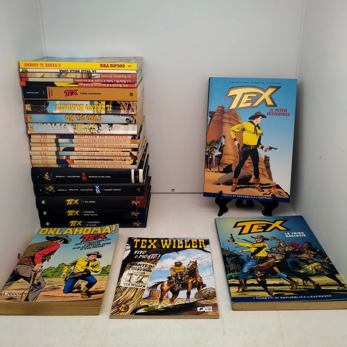 Tex - x180- Tex Collezione Repubblica sequenza completa/ Cartonati/ Almanacchi/ Fuoriserie/ Maxi - Softcover