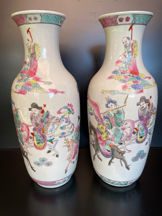 coppia di vasi - Ceramica - Cina - XX secolo