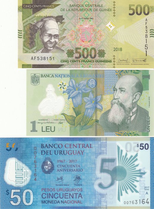 World - Collectie 136 verschillende bankbiljetten, waaronder 8 Hell Bank Notes