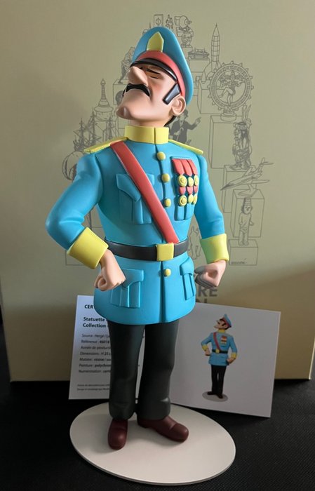 Tintin - Statuette Moulinsart 46018 - Le général Alcazar - Le musée imaginaire - (2022)