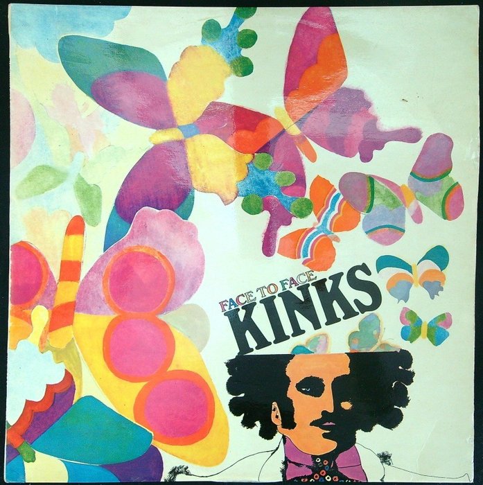 The Kinks (Pop Rock) - Face To Face (UK 1966 1st pressing LP) - LP Album - 1st Pressing, Stereo - 1966/1966