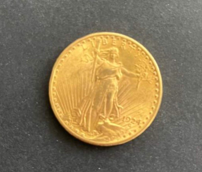 United States. 20 Dollars 1924 - Saint-Gaudens - Double Eagle