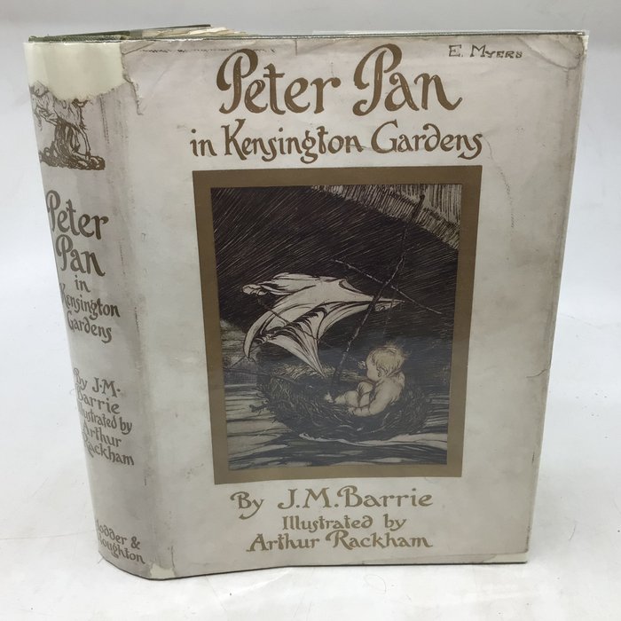 J.M. Barrie / Arthur Rackham - Peter Pan in Kensington Gardens (with rare original dust wrapper) - 1910