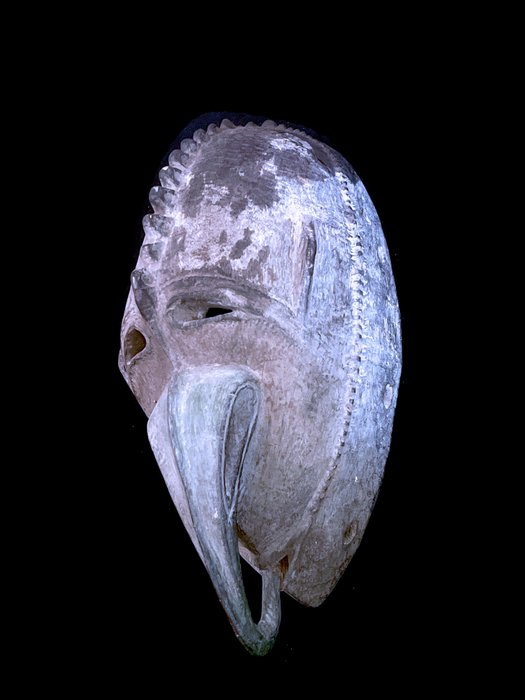 Maschera dello spirito antenato - Legno massiccio - Sepik, Papua Nuova Guinea 
