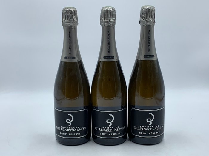Billecart-Salmon, Brut Réserve - Champagne - 3 Garrafas (0,75 L)